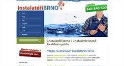 Desktop Screenshot of instalateribrno.com