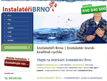 Tablet Screenshot of instalateribrno.com